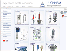 Tablet Screenshot of juchheim-gmbh.com